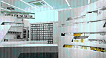 Center Pharmacy- 미래형 첨단 약국 design by PURPUR