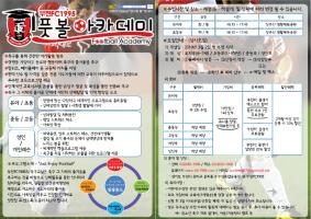 2010풋볼아카데미-홍보전단