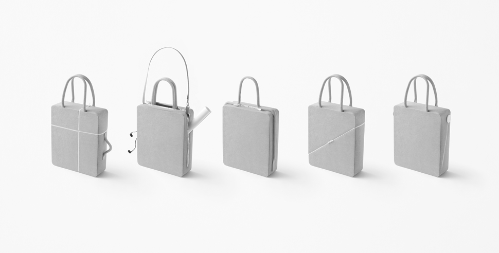 넨도가 디자인한 지퍼가 적용된 가방 (Photo: Akihiro Yoshida, ©Nendo)