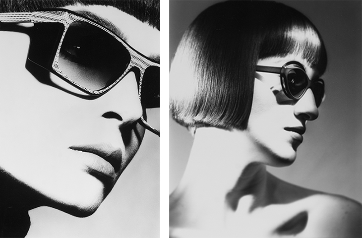 (좌)Robert La Roche, Sunglasses, model S-49, Advertising campaign for the women’s collection, Photographed by Gerhard Heller, ca. 1976 ⓒ Robert La Roche / (우)Robert La Roche, Sunglasses, model S-88, Advertising campaign for the women’s collection, Photographed by Gerhard Heller, ca. 1990 ⓒ Robert La Roche